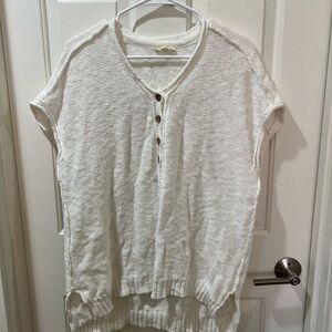 Women's Cream Knit Top